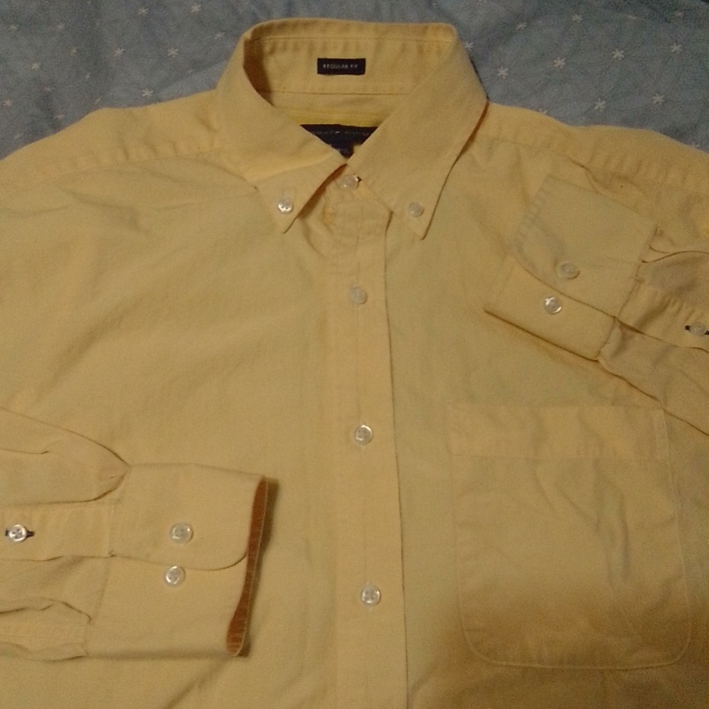 Tommy Hilfiger yellow Button Down